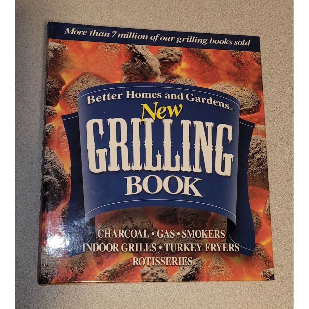 Better Homes and Gardens NEW GRILLING BOOK 5 Ring Binder BBQ Recipes Cookbook